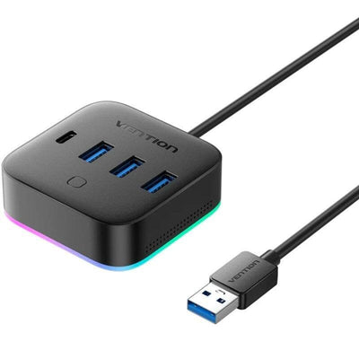 Vention Hub USB 3.0 Chzbd 3x USB 1x USB Type-c 1x USB Type-c Pd — image 1