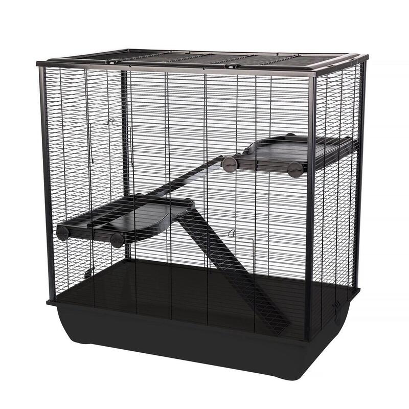 Cage Hamster Inter-zoo Frodo + Plastic Black