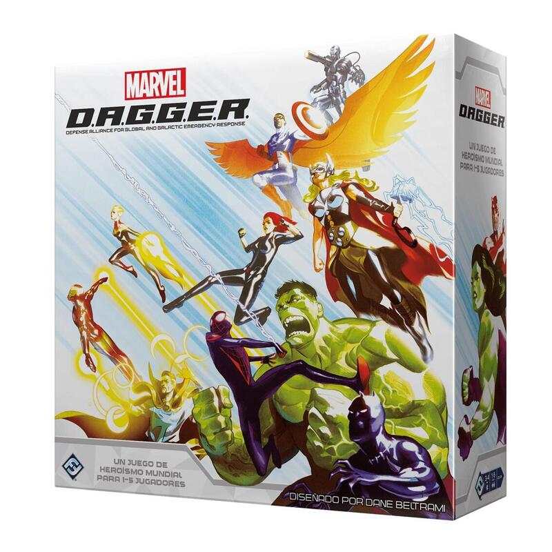 Set Of Desk Marvel D.a.g.g.e.r. Edad Recomendada 12 Years