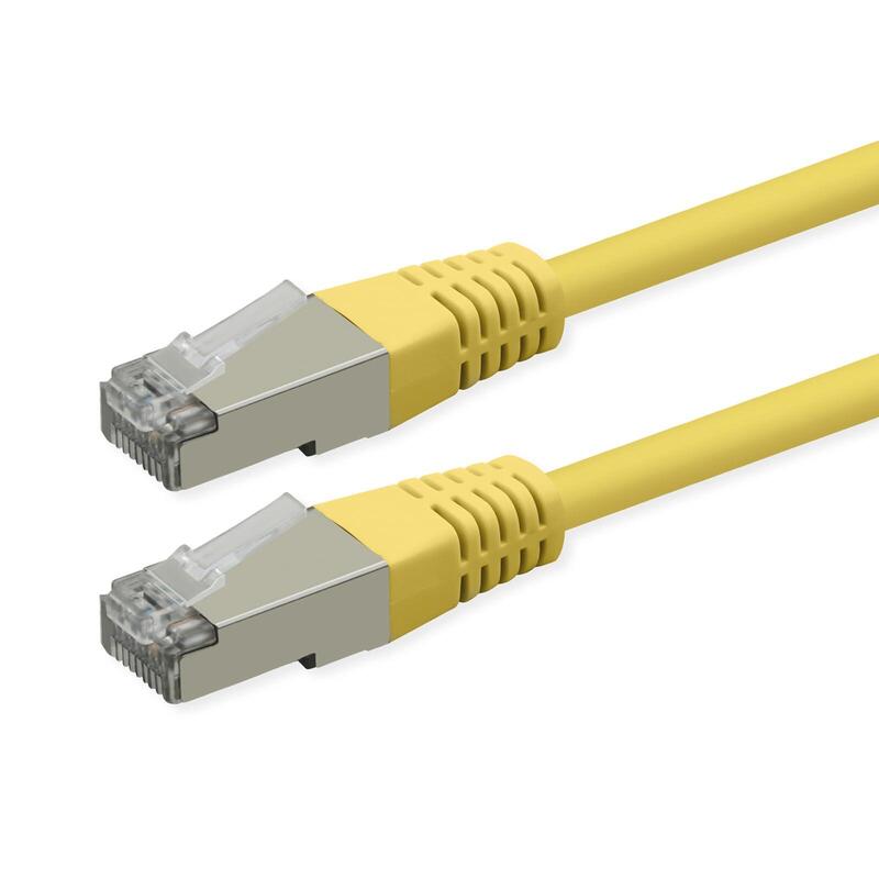 Roline Kab Network Cable CAT.6 Class And PoE S FTP Pimf Yellow 7M