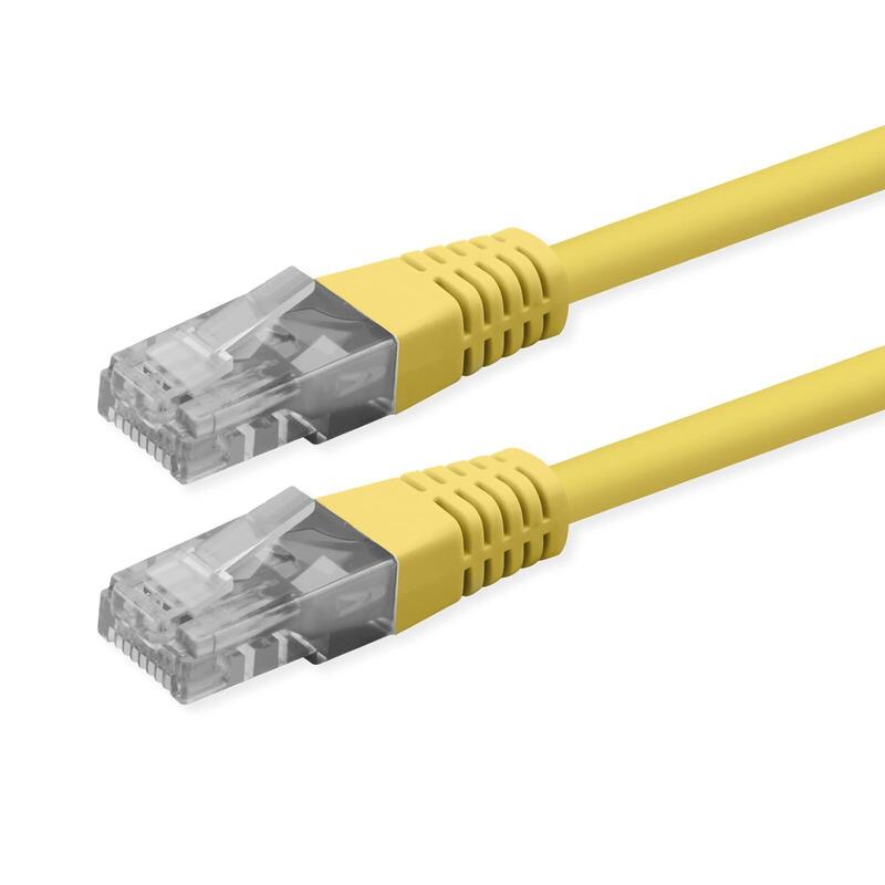 Roline Kab Network Cable CAT.6 Class And UTP PoE Yellow 1,5M