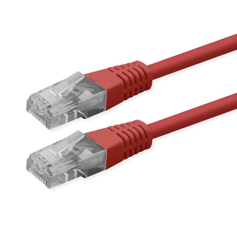 Roline Kab Network Cable CAT.6 Class And UTP PoE Red 2M