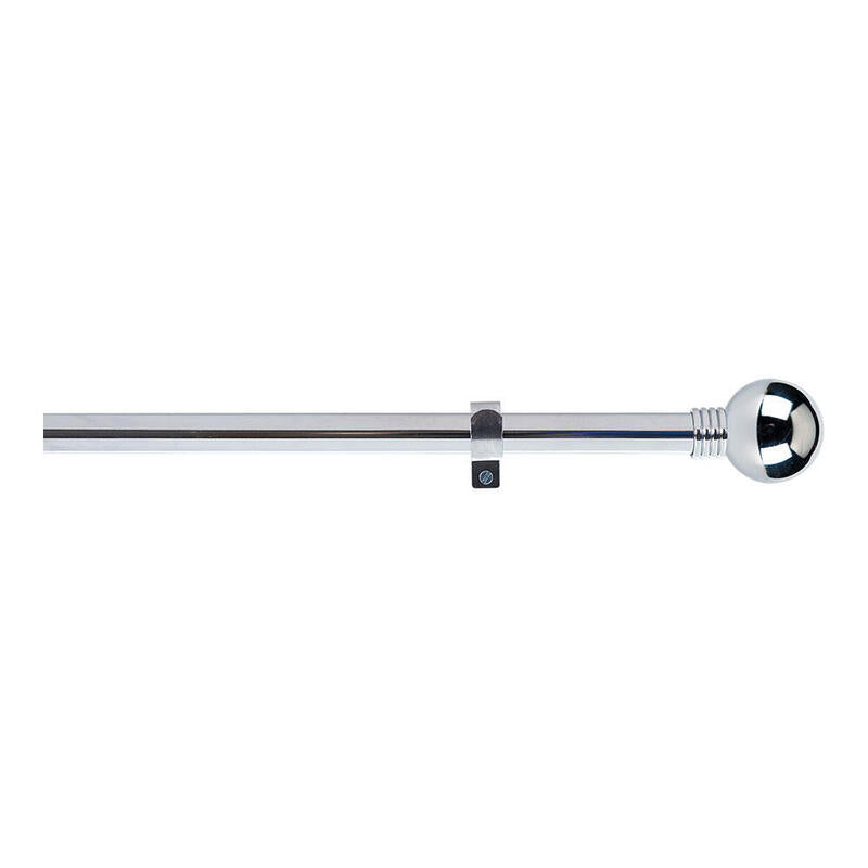 Kit Barra Curtain Ring Extendable 110A 200CM Cromo Stor Planet