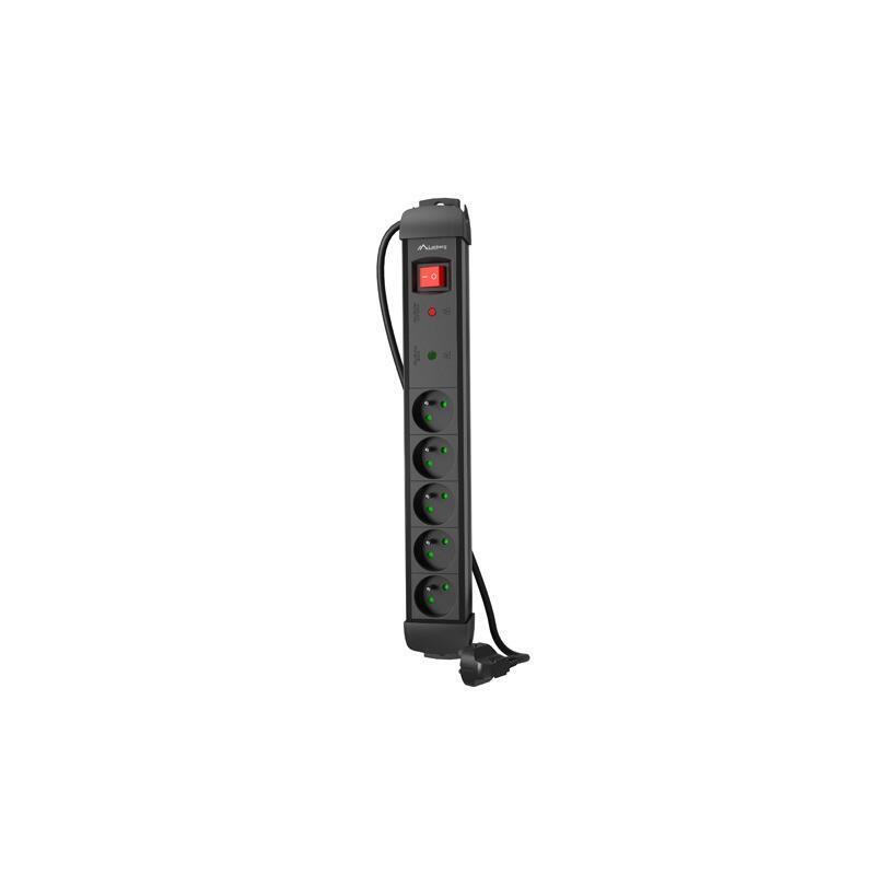Lanberg Surge Protector SP1 1.5M 5X Eu Black