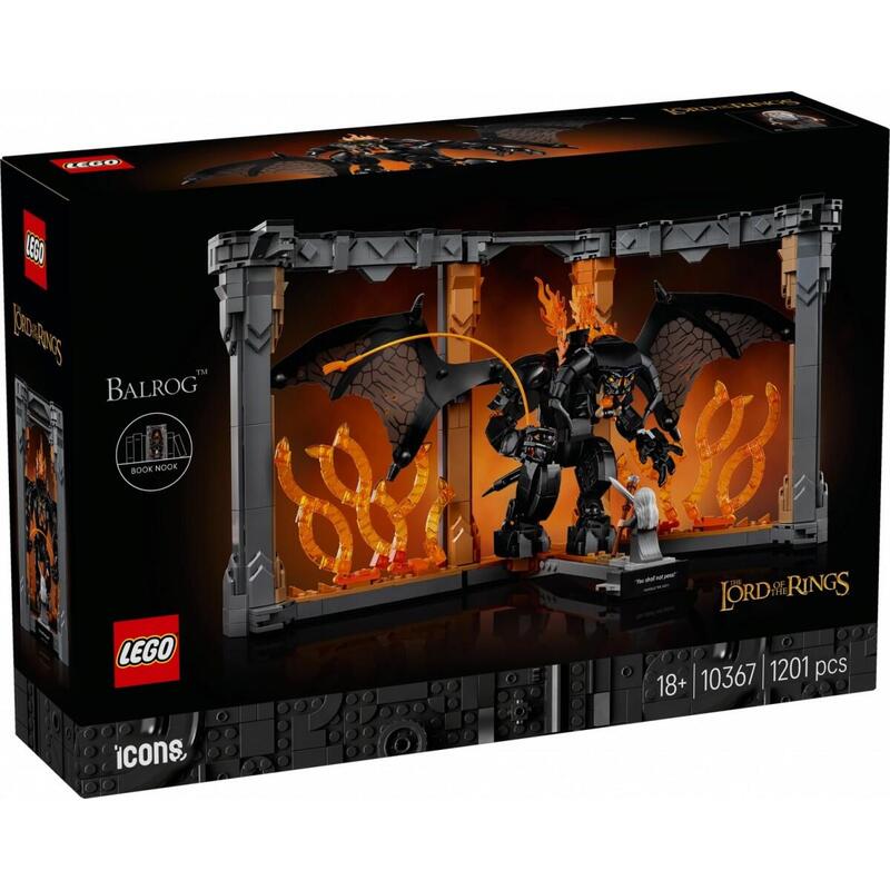 Lego 10367 Icons Señor Rings Balrog Sujetalibros