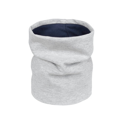Light Grey Merino Wool-Lined Kids’ Tube Scarf