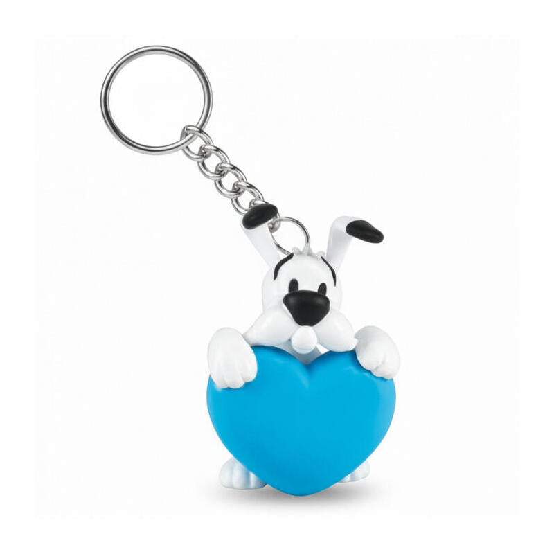 Keyring Astérix Figure Ideafix Corazón Blue