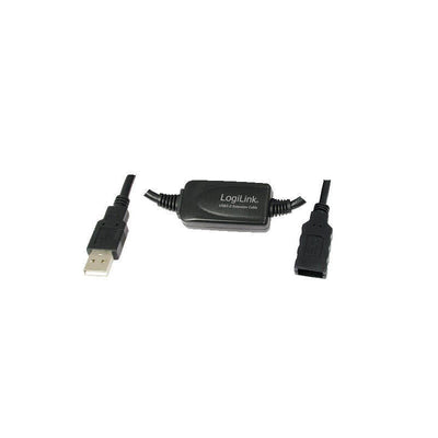 Logilink USB Cable a - a St / Bu 20,00M Alargo Activo Black — image 1
