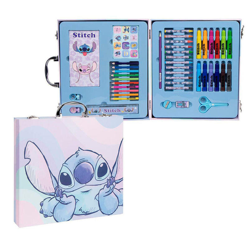 Case Papeleria Coloreable Stitch Disney