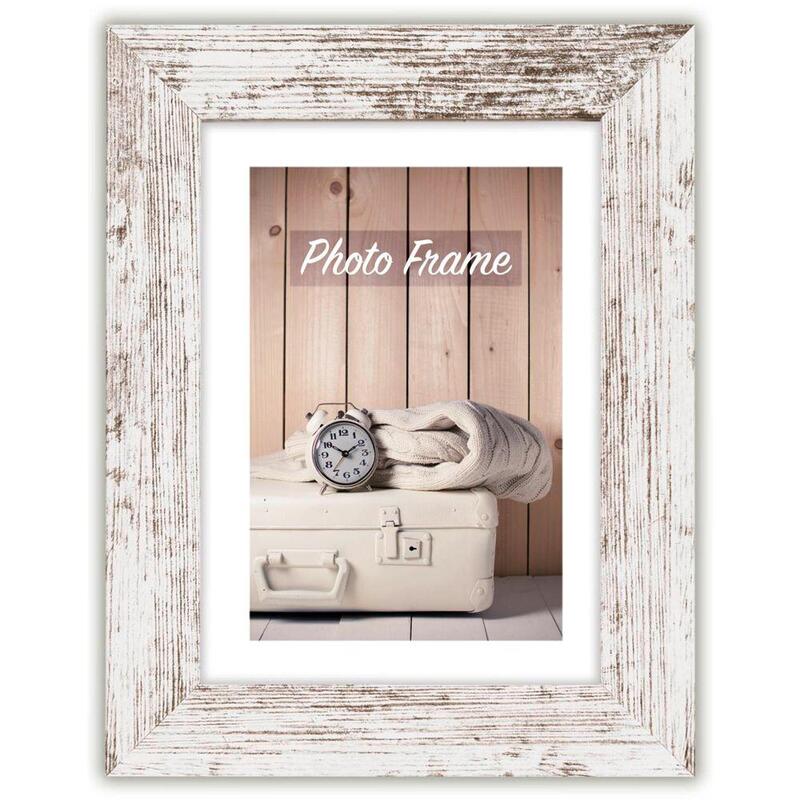 Zep Frame Wood Nelson 6 30X45 White/Brown V21356