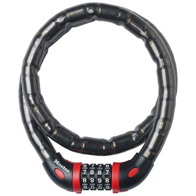 Masterlock 8226EURDPRO Cable Combinado Blindado Bicicleta - 1M — image 1