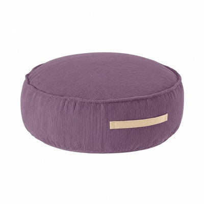 MeowBaby® Corduroy Pouf Round –  Lavender