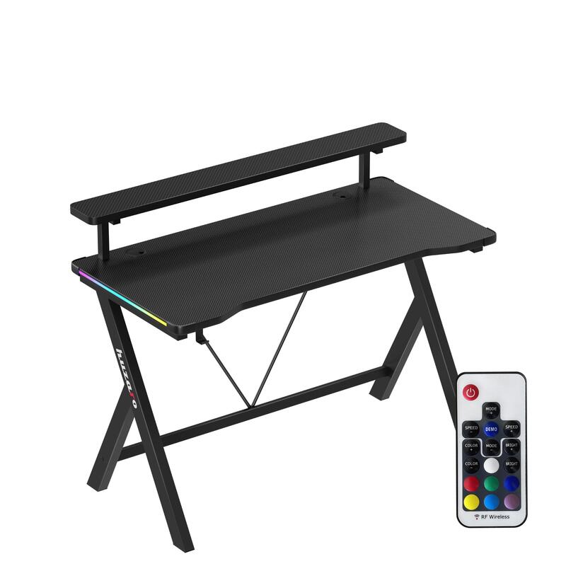 Huzaro Desk Gaming Biurko Hero 1.9 RGB Black