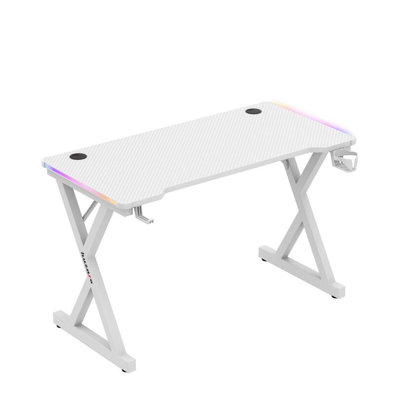 Huzaro Desk Gaming Biurko Hero 2.3 RGB White