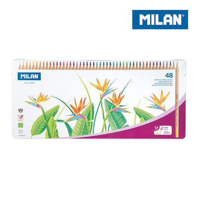 Milan Pencils Colours Mina Gruesa Colours Surtidos Box Metálica 48 Pencils — image 1