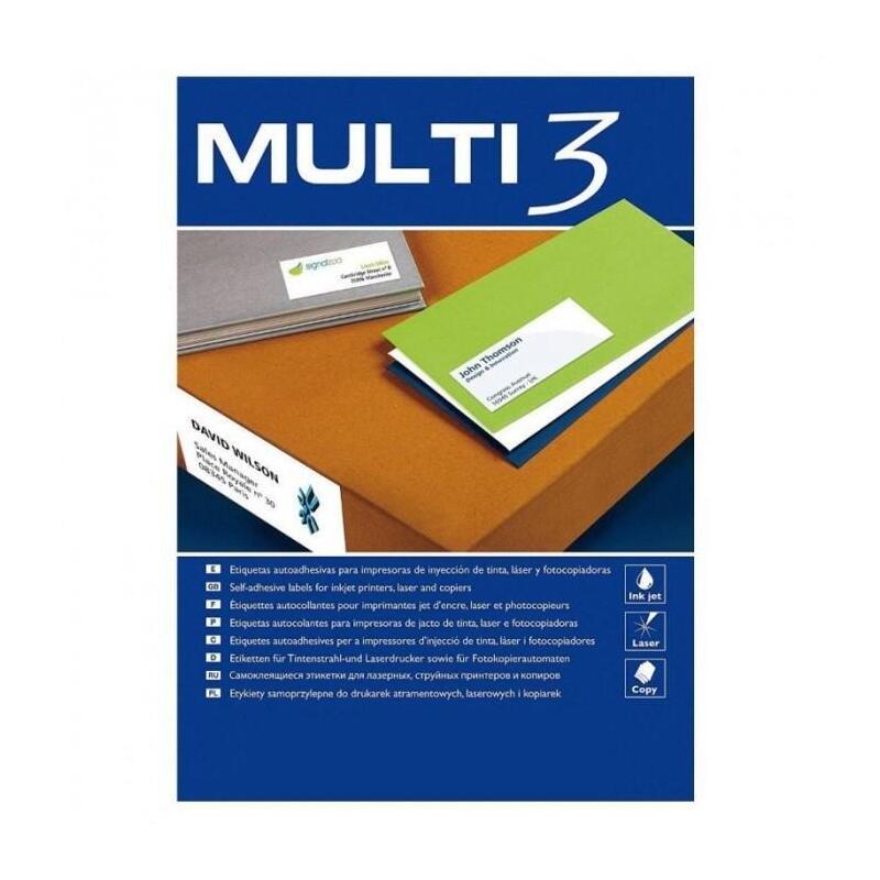 MULTI-3 Labels 210X99,0 100 Hojas