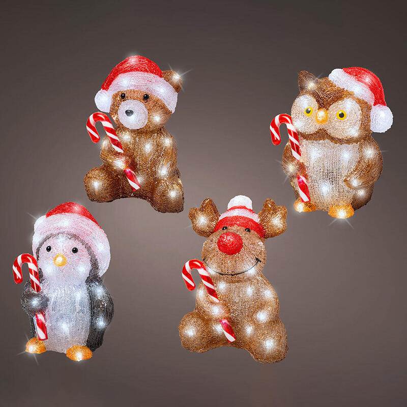 Muñecos Navideños With LED Outdoor Modelos Surtidos 491338
