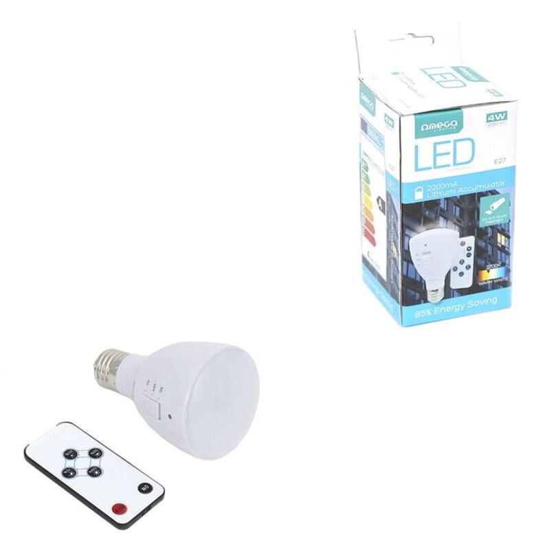 Omega Bulb LED Rechargeable E27 4W