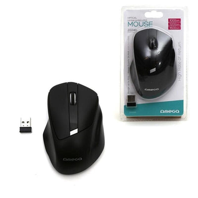 Omega Wireless Mouse 1000-1600DPI OM216B Black OM216B — image 1