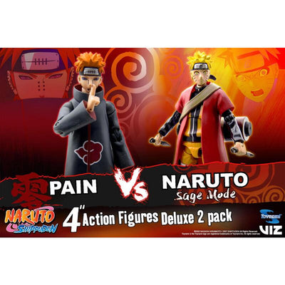Toynami Pack 2 Figuras Naruto Sage Mode Vs Pain Exclusiva — image 1