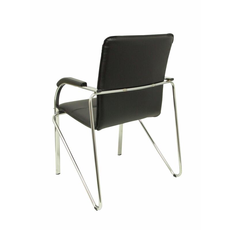 Pack 2 Chairs Balsa Similpiel Black Estructura Cr