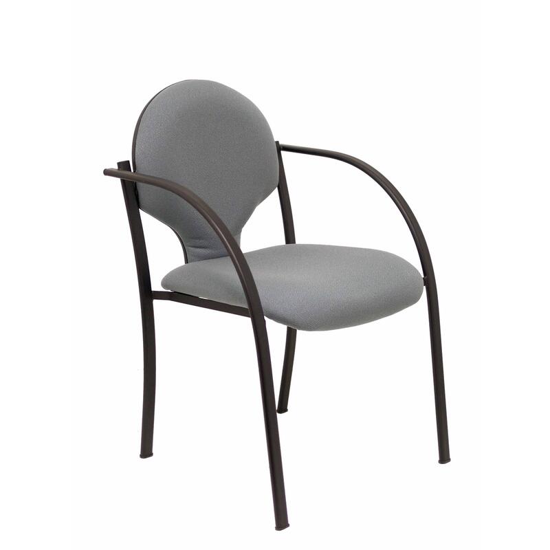Pack 2 Chairs Hellin Chasis Black Bali Grey