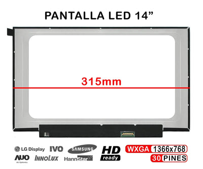 Screen LED Matte 14 Laptop M140NWR8 R1 — image 1