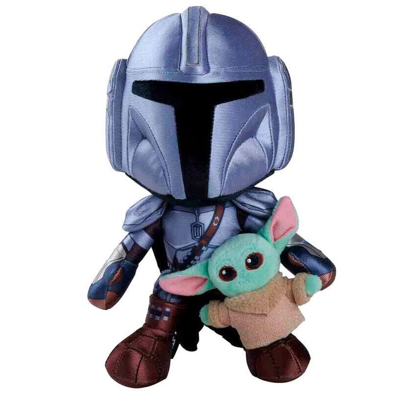 Plush Toy Star Wars Mandalorian With Mini Grogu 25CM