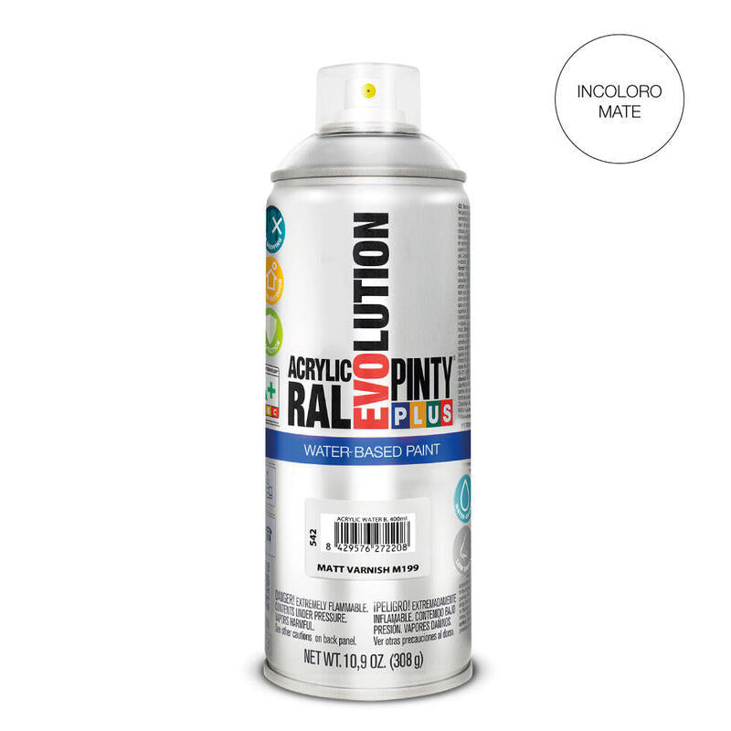 Pintura Spray Pintyplus Evolution Water-based 520CC M199 Barniz Matte