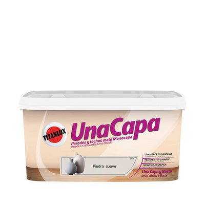 Pintura Capa Piedra Soft Indoor Matte 4L Titanlux 069630204 — image 1