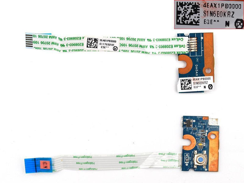 Board Button Encendido With Cable Laptop HP G42 G62 Compaq Presario CQ62 CQ42 CQ56 4EAX1PB0000