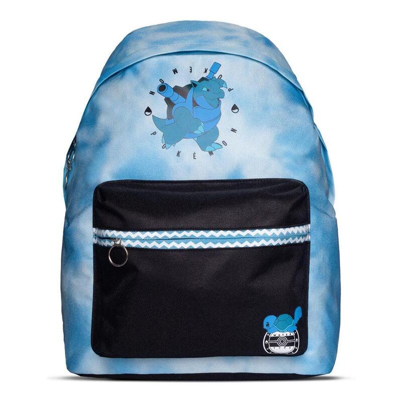 Pokemon Squirtle Evolutions Sport Backpack, Blue/Black [BP268332POK]