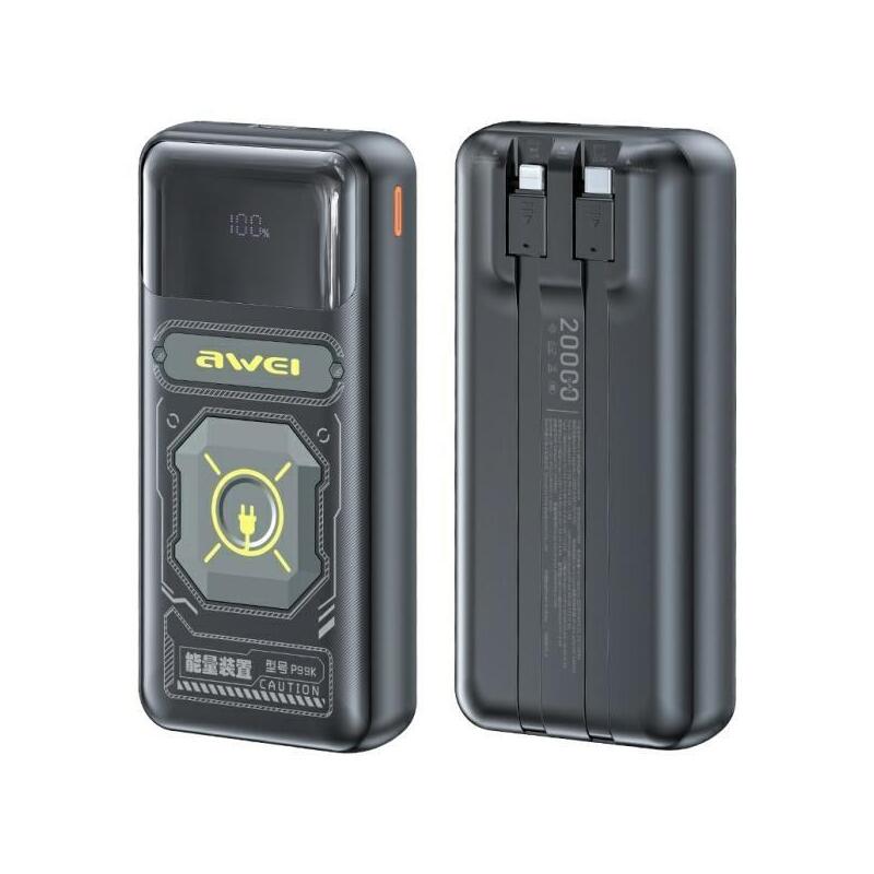 Powerbank P99K 22,5W 20000MAH Black