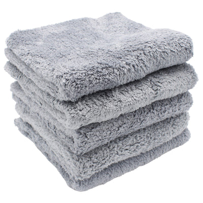 Premium Microfiber Polishing Cloths, 38 × 38 cm – Pack of 5