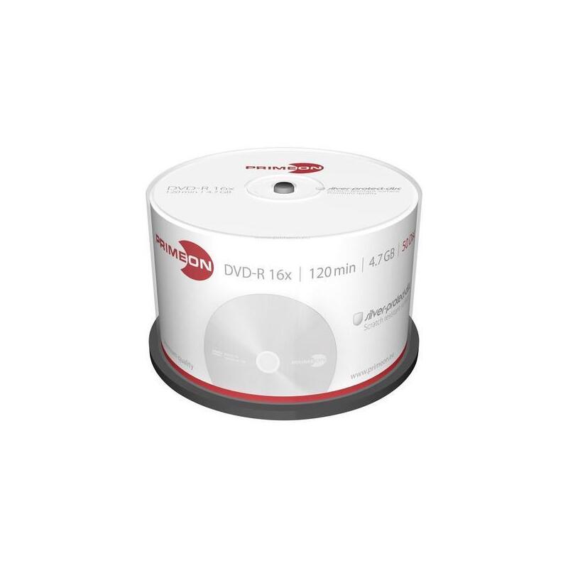 Primeon Dvd-r 4.7GB 120MIN 16X Bobina (50 Drives