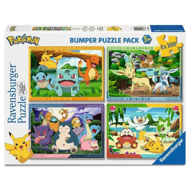 Puzle Pokemon 4X100PZS