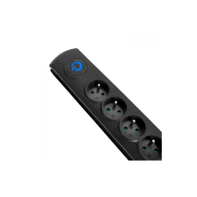 Qoltec 50112 Surge Protector 6 Power Socket 3,0M