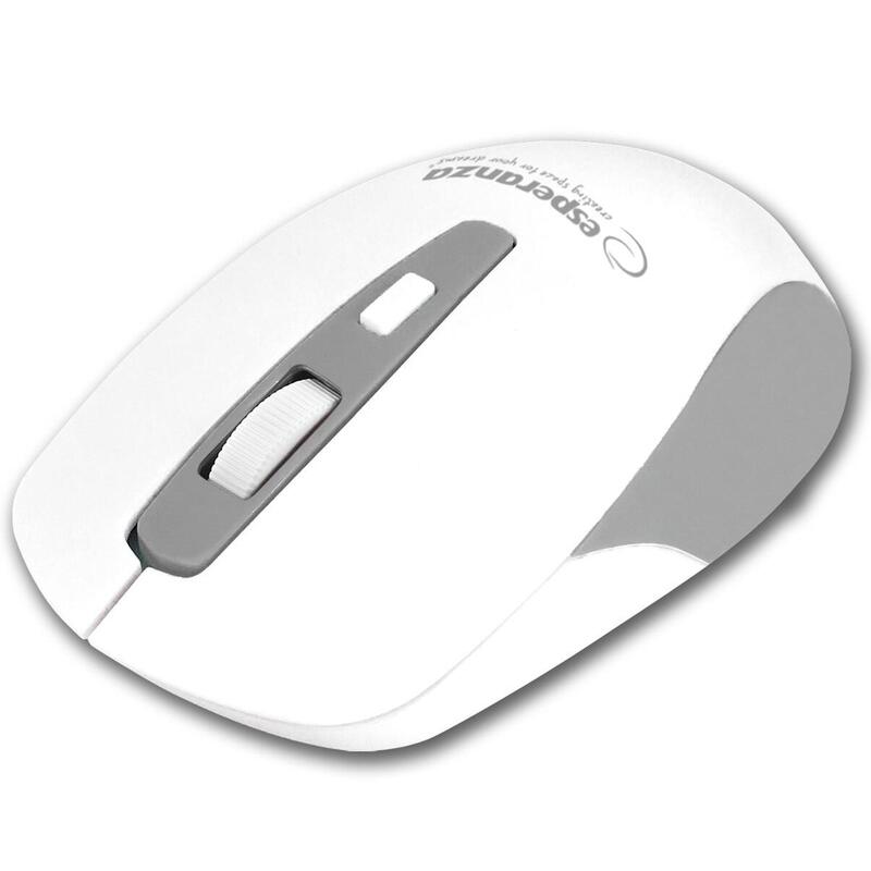 Esperanza Wireless Mouse EM130W Bluetooth 4D, White