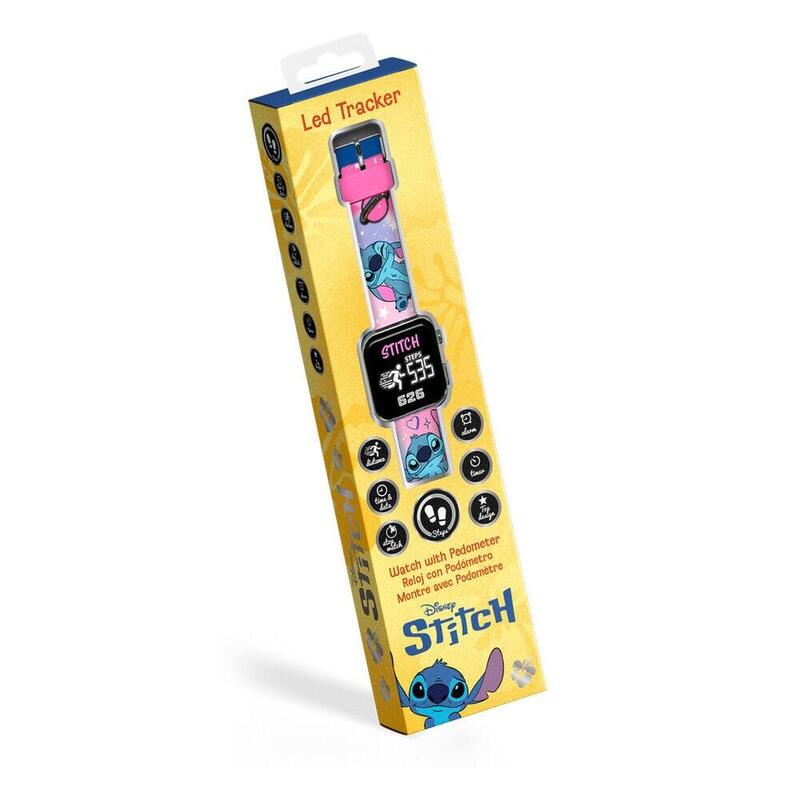 Watch LED Multifuncion Stitch Disney