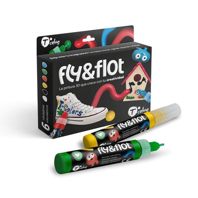 Markers Volumétricos Pintura Acrílica 3D, Fly & Flot — image 1