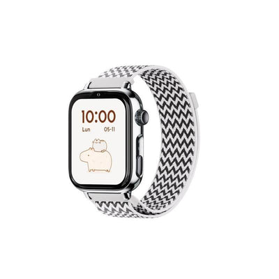 Savefamily Watch Smart Kids Savewatch Plus 2 - Screen Amoled - Housing Plateada - Strap Fabric Zigzag — image 1