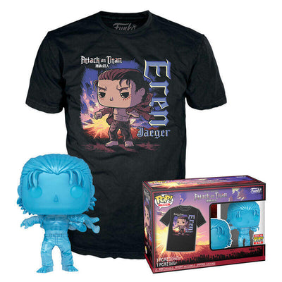 Set Figure Pop & Tee Attack On Titan Eren Exclusive Size L — image 1