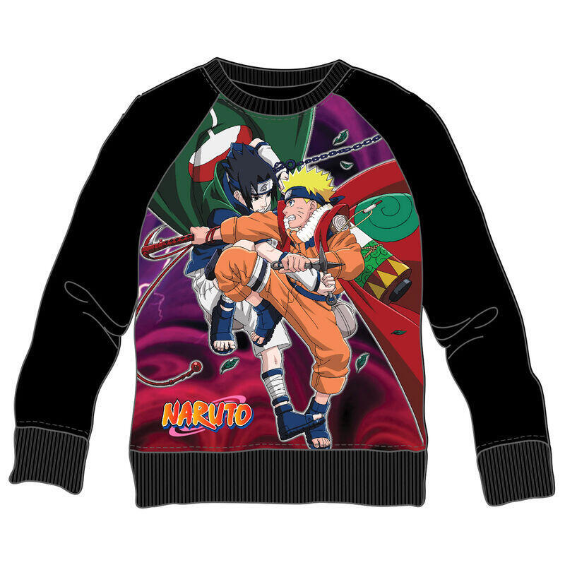 Hoodie Naruto Sasuke Fight Naruto Kids Size 4