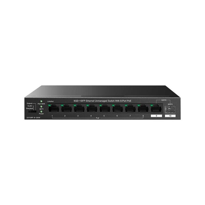 IP Com Switch G1110PF 8 120W 10 Ports