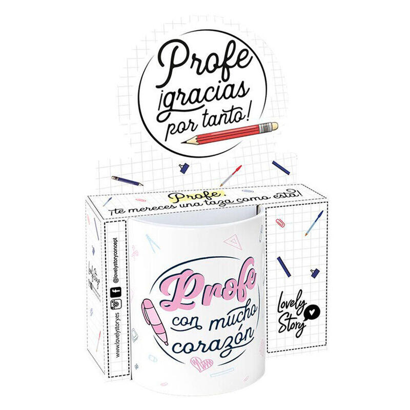 Mug - Profe With Mucho Corazon 330ML