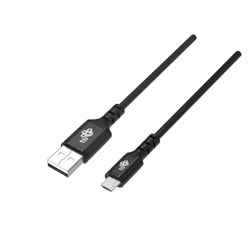 TB ! Cable USB0-MICRO USB 2M Silicone Black