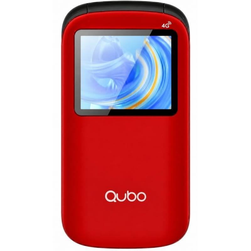 Qubo Phone Mobile Phone P-190RD 4G Personas Mayores Red