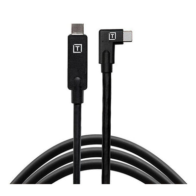 Tether Tools Tetherpro USB-C To USB-C Right Angle Black — image 1