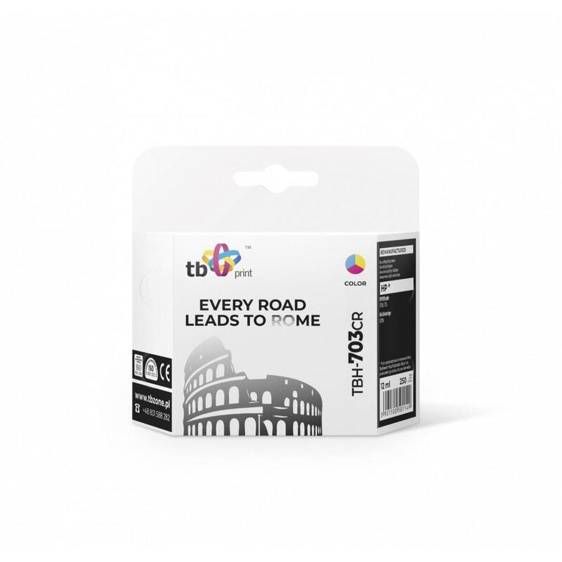Ink HP Dj D730/F735 (HP Nr 703 CD888AE) TBH-703CR Colour Ref.