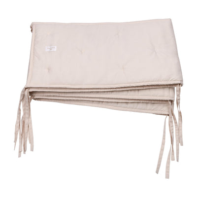 BUMBIA Cot Bumper – Beige